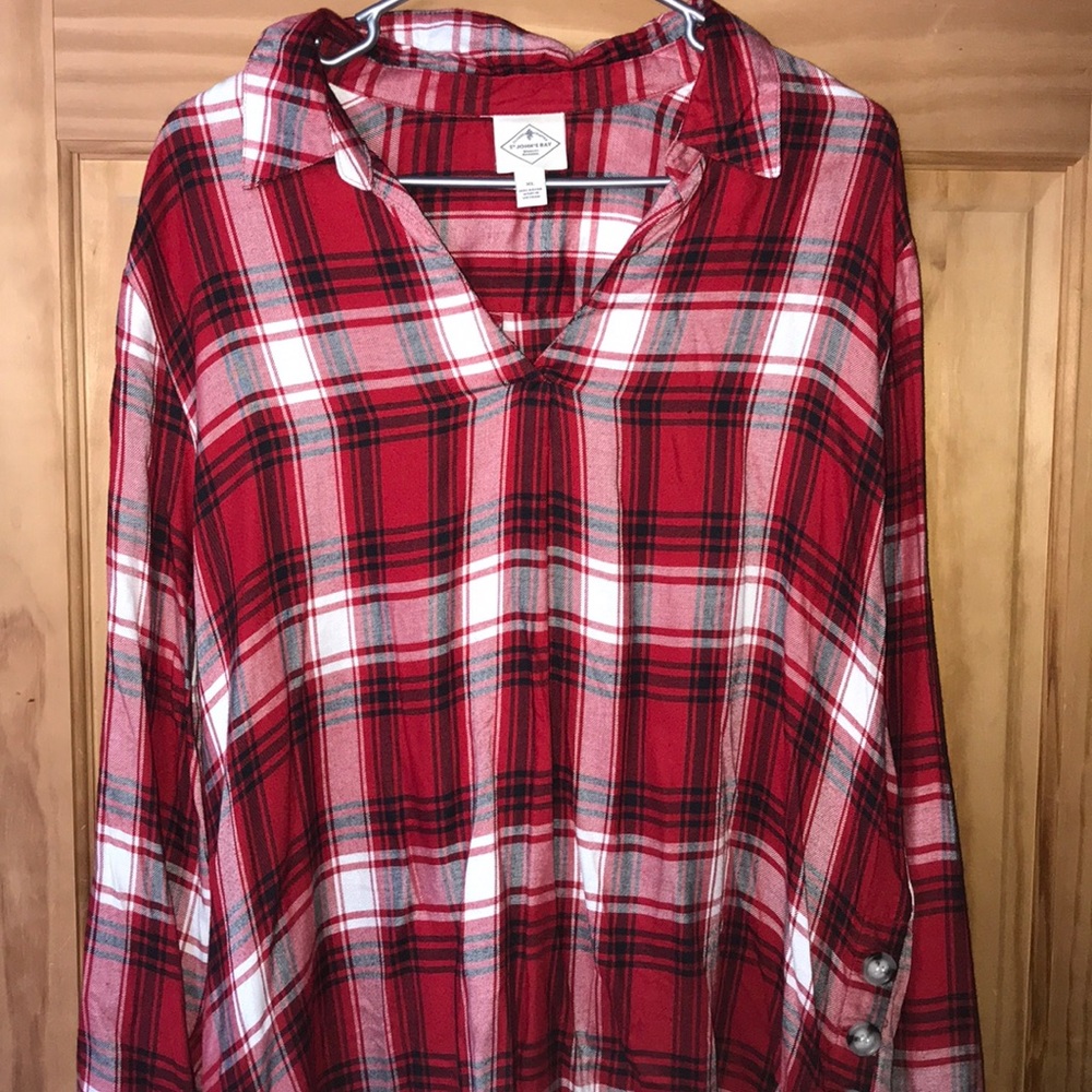 Plaid Tunic